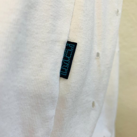 Henry & William New York Womens 3XL White T-Shirt Crew Neck Front Holes - Picture 7 of 12